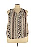 Ambiance Apparel 100% Polyester Ivory Sleeveless Blouse Size 3XL - photo 1
