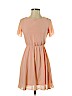 Francesca's 100% Polyester Orange Casual Dress Size S - photo 1