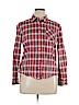 Bass 100% Cotton Red Long Sleeve Button-Down Shirt Size XL - photo 1