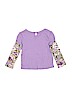 Gymboree 100% Cotton Floral Purple Long Sleeve T-Shirt Size 3T - photo 2