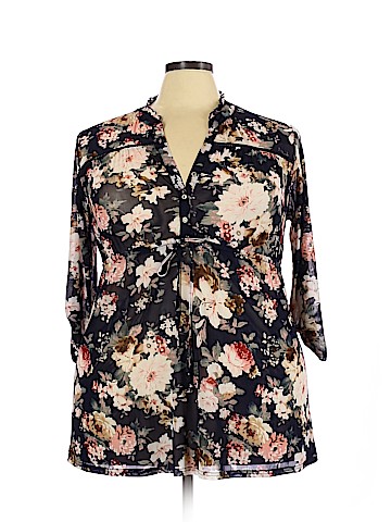 Siren Lily 3/4 Sleeve Top (view 1)