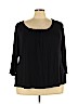 Grace Black 3/4 Sleeve Top Size 3X - photo 1