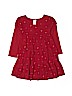 Gymboree 100% Cotton Solid Red Dress Size 5 - photo 1