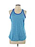 Adidas 100% Polyester Blue Tank Top Size L - photo 1