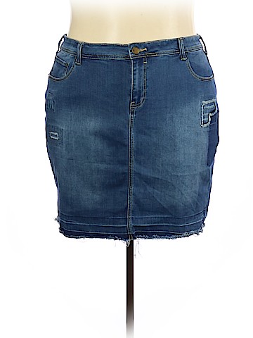 Lane Bryant Denim Skirt (view 1)