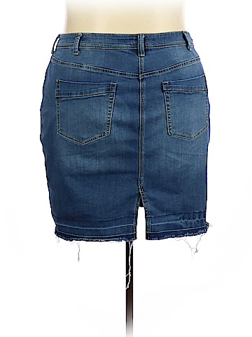 Lane Bryant Denim Skirt (view 2)