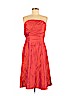 Jim Hjelm Occasions 100% Silk Orange Cocktail Dress Size 14 - photo 1