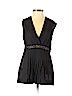 BCBGMAXAZRIA Black Sleeveless Blouse Size XS - photo 1