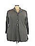 Apostrophe Gray Cardigan Size 3X - photo 1
