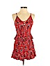 American Eagle Outfitters 100% Viscose Red Casual Dress Size 4 - photo 1