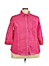 Style&Co Pink 3/4 Sleeve Button-Down Shirt Size 2X - photo 1
