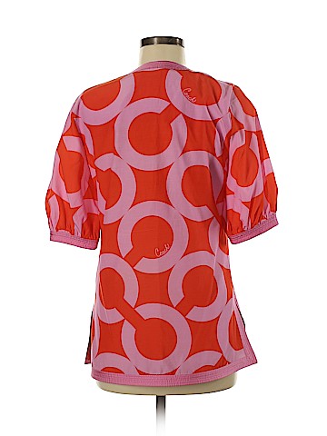 Coach Short Sleeve Silk Top (view 2)