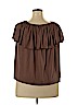 rue21 Tan Short Sleeve Top Size 3X - photo 2