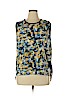 CALVIN KLEIN JEANS Yellow Sleeveless Blouse Size XL - photo 1