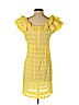 Juicy Couture 100% Cotton Yellow Casual Dress Size 2 - photo 2