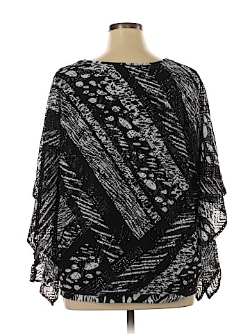 Alfred Dunner Short Sleeve Blouse (view 2)