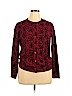 Liz Claiborne 100% Cotton Red Cardigan Size XL - photo 1