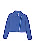Beautees Solid Blue Jacket Size 8 - photo 1