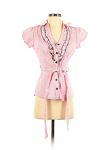 No Boundaries Short Sleeve Blouse (view 1)