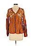 Free People Tan Long Sleeve Blouse Size XS - photo 1