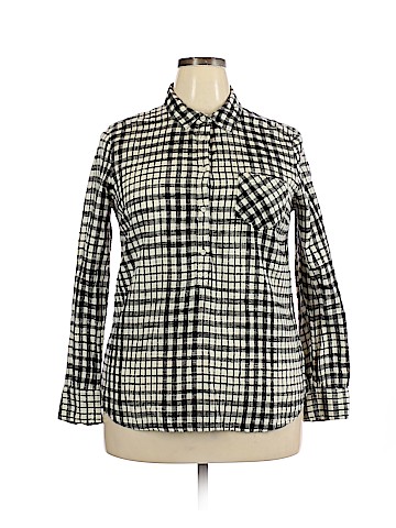 Merona Long Sleeve Button-Down Shirt (view 1)