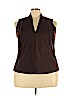Preview International Brown Short Sleeve Top Size 3X - photo 1