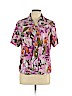 Kim Rogers 100% Polyester Purple Short Sleeve Blouse Size 10 (petite) - photo 1
