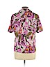 Kim Rogers 100% Polyester Purple Short Sleeve Blouse Size 10 (petite) - photo 2