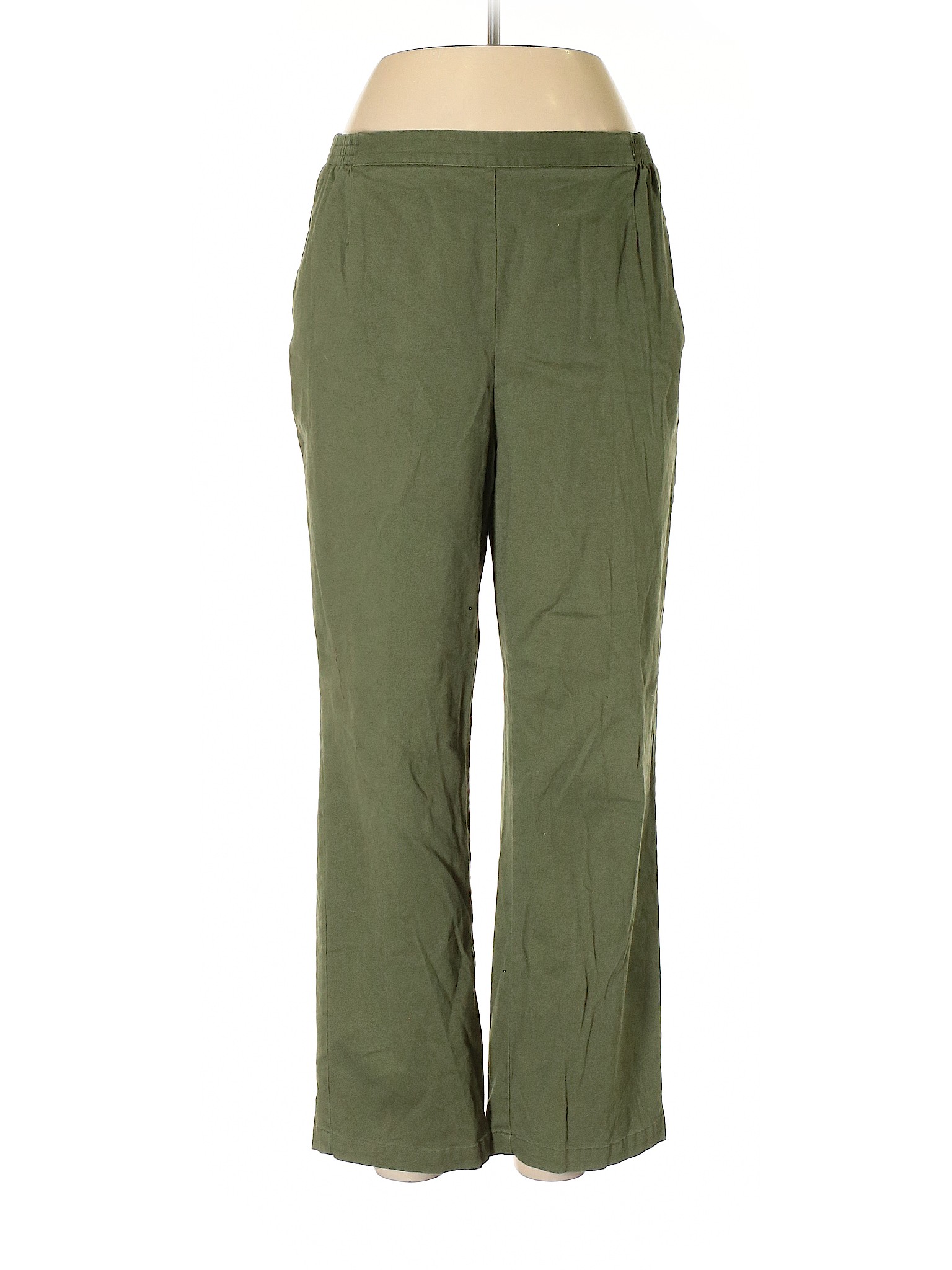 Koret Solid Green Casual Pants Size 12 - 94% off | thredUP