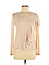 Splendid 100% Supima Cotton Tan Long Sleeve T-Shirt Size S - photo 1