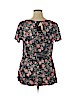 Torrid Blue Short Sleeve Top Size 1X Plus (1) - photo 2