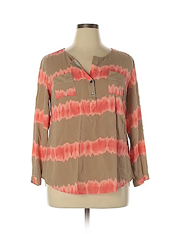 Lane Bryant Long Sleeve Blouse (view 1)