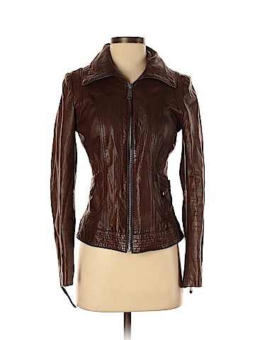 MICHAEL Michael Kors Leather Jacket (view 1)