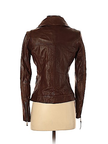 MICHAEL Michael Kors Leather Jacket (view 2)