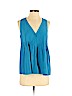 Joie 100% Silk Blue Sleeveless Silk Top Size S - photo 1