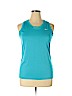 Nike 100% Polyester Blue Active Tank Size XL - photo 1