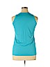 Nike 100% Polyester Blue Active Tank Size XL - photo 2