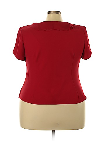 S.L. Fashions Short Sleeve Blouse (view 2)