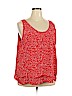 Old Navy 100% Polyester Red Sleeveless Blouse Size XXL - photo 1