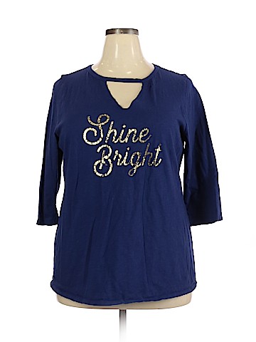 Lane Bryant 3/4 Sleeve Top (view 1)