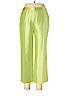 J. McLaughlin 100% Silk Green Silk Pants Size 12 - photo 1