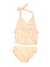 Cat & Jack Pink Two Piece Swimsuit Size 7/8 - photo 1