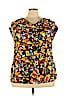 Grace Yellow Short Sleeve Top Size 3X - photo 1