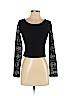 Forever 21 Black Long Sleeve Top Size S - photo 1