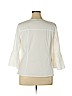 Talbots White Long Sleeve Blouse Size XL - photo 2