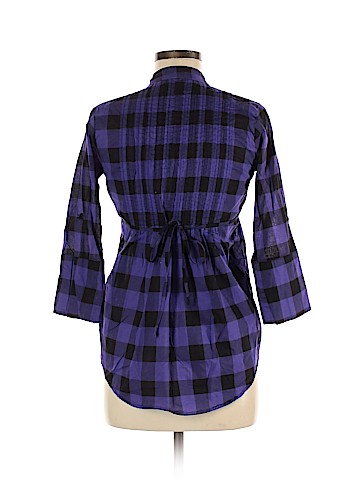 Miley Cyrus & Max Azria Long Sleeve Button-Down Shirt (view 2)