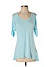 Neon Soul Blue Short Sleeve Top Size S - photo 1