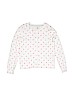 Lands' End 100% Cotton Polka Dots Ivory Cardigan Size 7 - 8 - photo 1