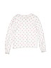 Lands' End 100% Cotton Polka Dots Ivory Cardigan Size 7 - 8 - photo 2