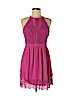 Francesca's 100% Polyester Pink Cocktail Dress Size M - photo 1